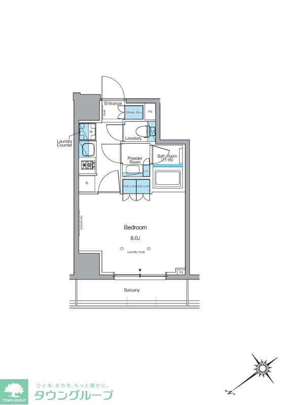 ルフォンプログレ上野公園の物件間取画像