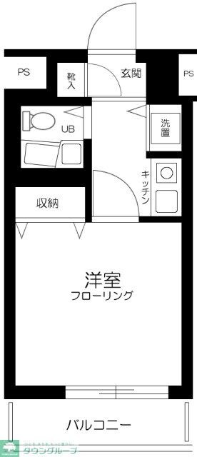 タウンシップ田端の物件間取画像