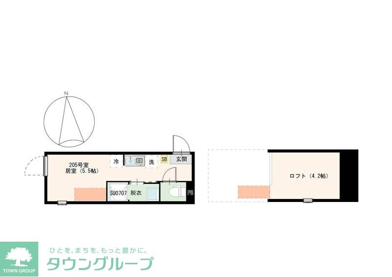 SLSG荒川町屋の物件間取画像