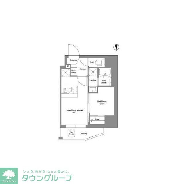 BPRレジデンス王子の物件間取画像