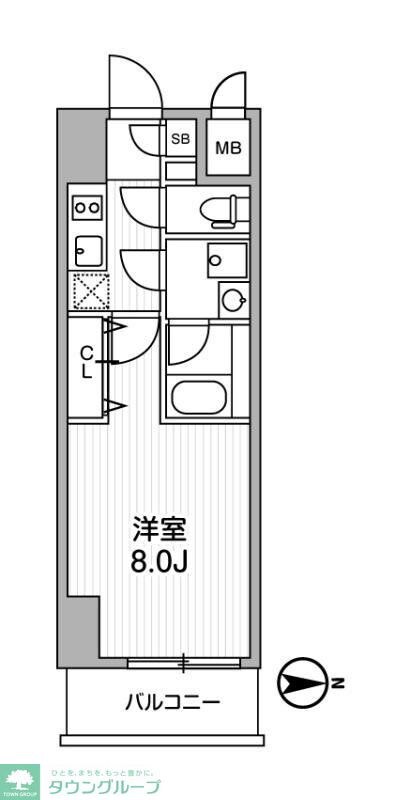 LUNIQ新御徒町Iの物件間取画像