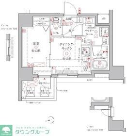 クレイシアIDZ上野の物件間取画像