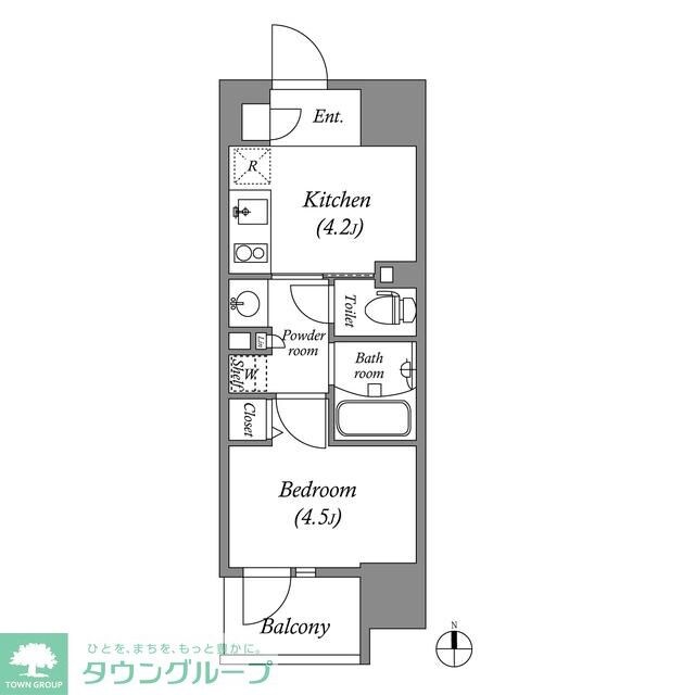 コスモグラシア三ノ輪の物件間取画像