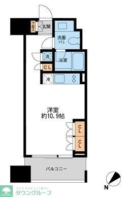 プロスペクトKALON三ノ輪の物件間取画像