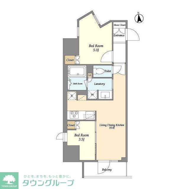 LaSante 上野の物件間取画像