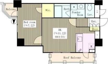 ソルパシオ亀有の物件間取画像