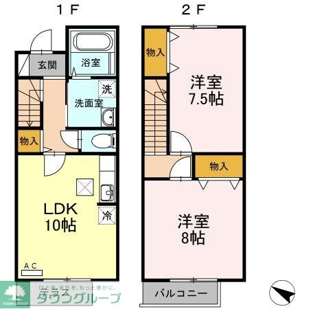 グランシャリオの物件間取画像