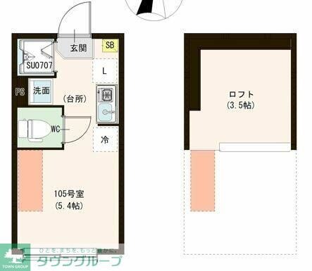 カーサ エスト 小岩の物件間取画像