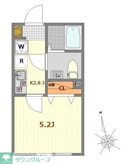オリオン堀切菖蒲園の物件間取画像