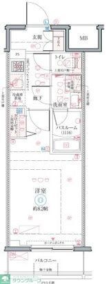 クレヴィスタお花茶屋の物件間取画像