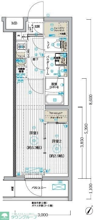 ブライズ堀切菖蒲園の物件間取画像