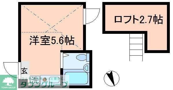 リベルテ北千住の物件間取画像