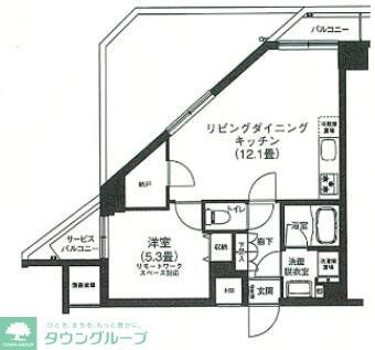 アイルプレミアム押上ノルドの物件間取画像