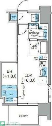 クレヴィアリグゼ錦糸町の物件間取画像