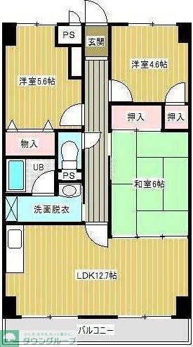 パーソンヒルズの物件間取画像