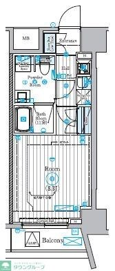 リライア東京墨田の物件間取画像