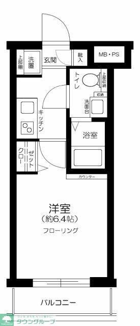 クレヴィスタ新小岩の物件間取画像