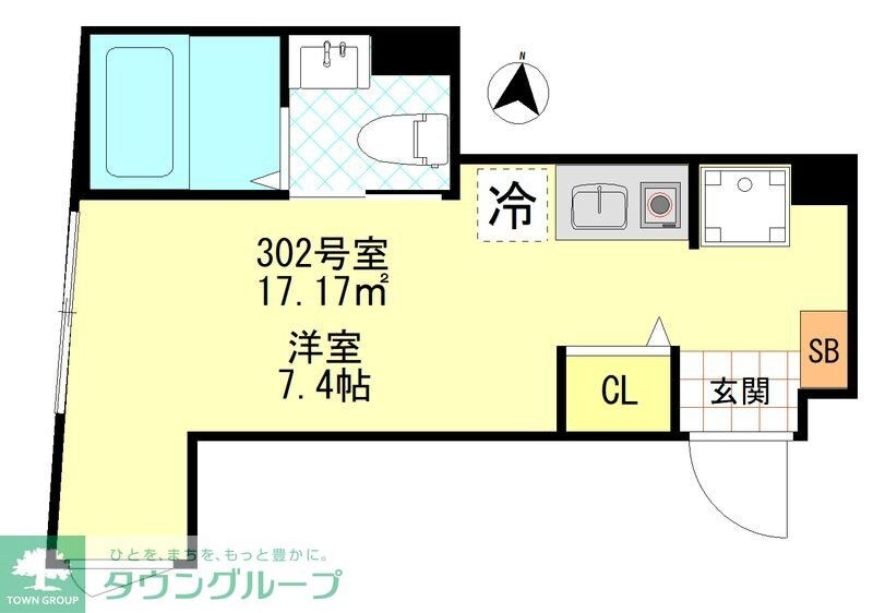 FERIO三河島の物件間取画像