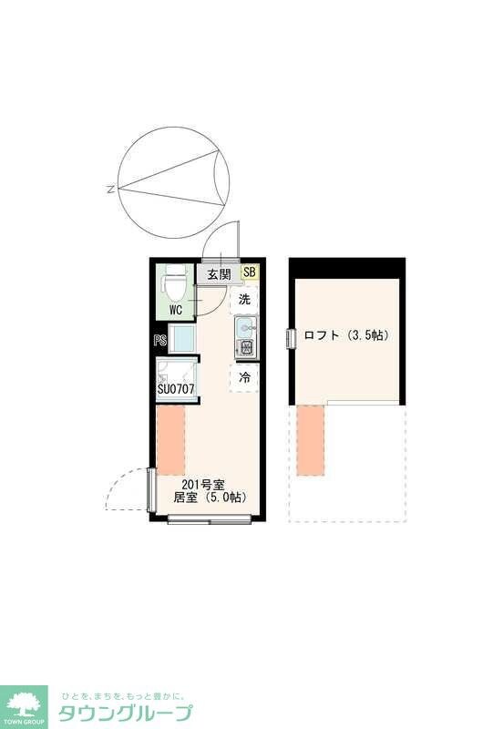 SLSG荒川町屋の物件間取画像