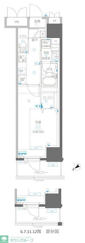 アルファレジデンシア南千住の物件間取画像