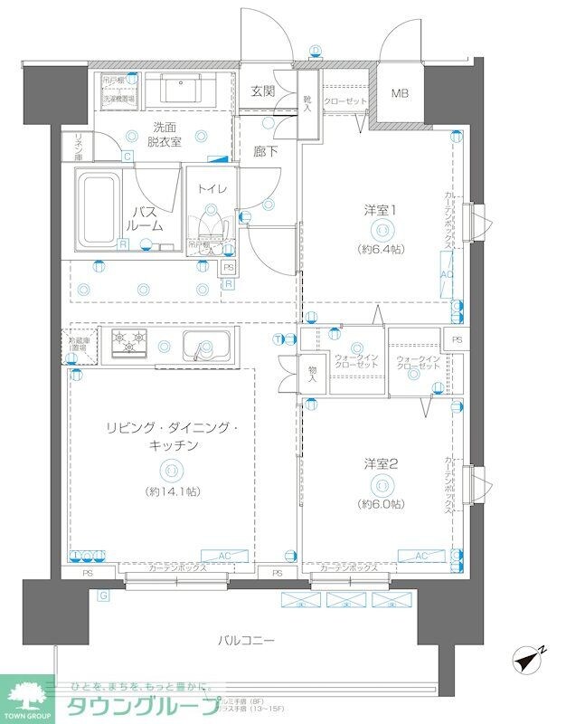 アルファレジデンシア南千住の物件間取画像