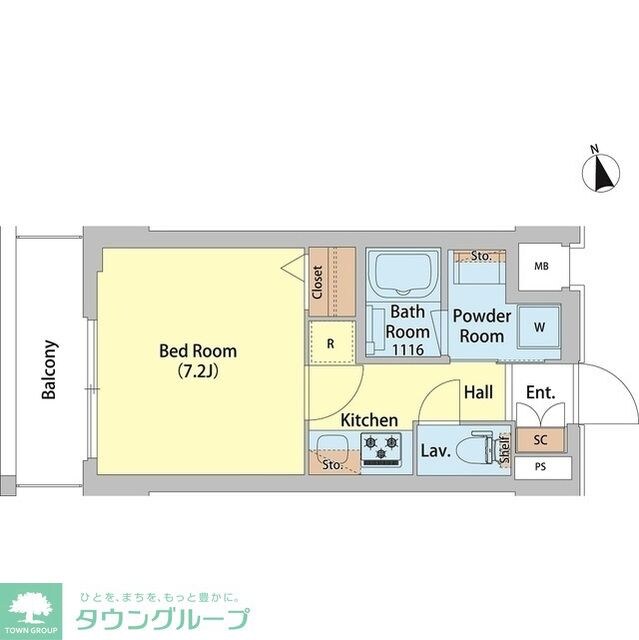 SAION町屋の物件間取画像