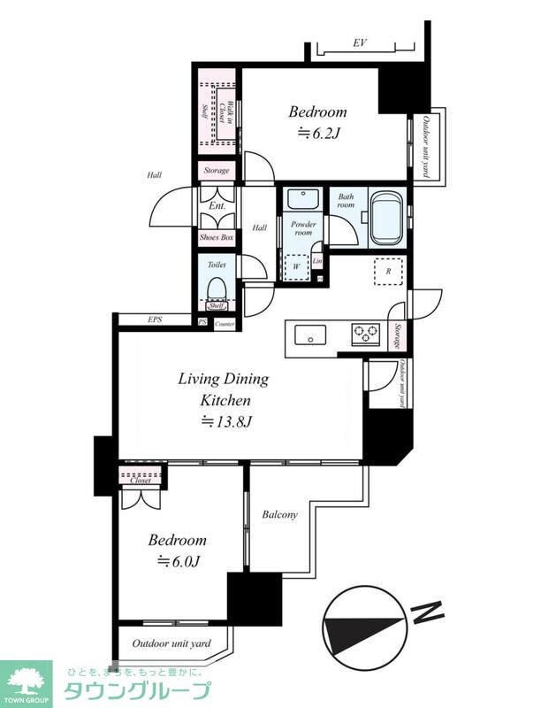 レ・ジェイド東向島の物件間取画像