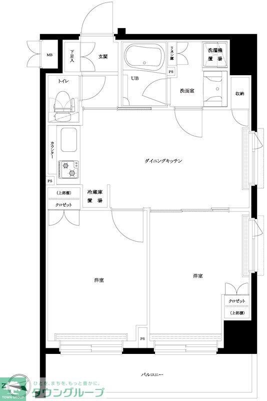 ルーブル西新井の物件間取画像
