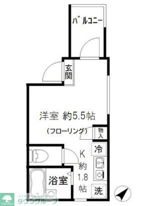 MELDIA梅田の物件間取画像