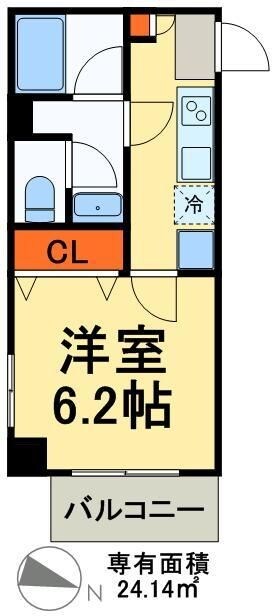 サクシード金町の物件間取画像