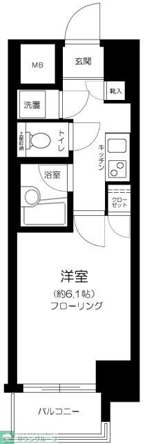 パレステュディオ浜松町の物件間取画像
