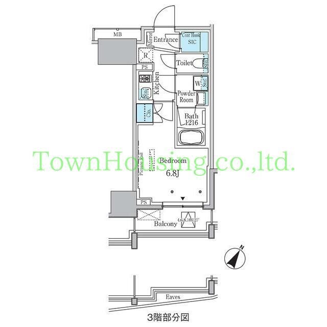 ラテスト白金台の物件間取画像