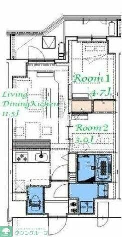 スプランディッド大島の物件間取画像