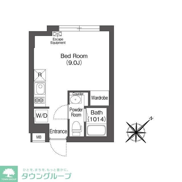 エスタート大井町フォレストの物件間取画像