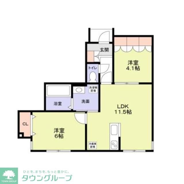 シュガーハウスの物件間取画像