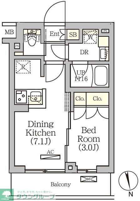 ARKMARK南品川の物件間取画像