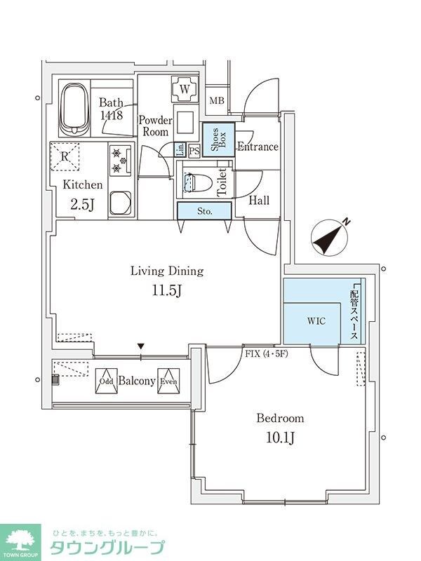 ロイジェント銀座の物件間取画像