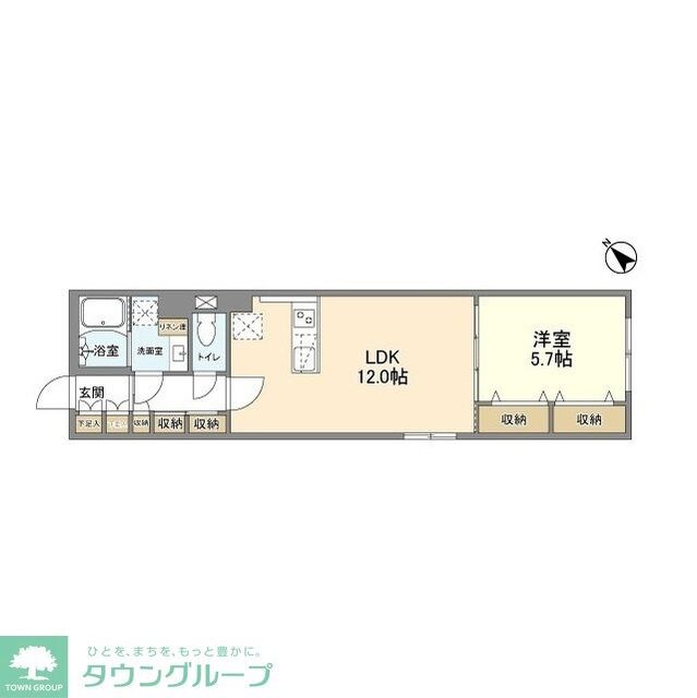 ウェルスクエア武蔵小山IIの物件間取画像