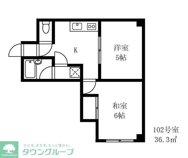 ガーデンスクエア武蔵小山の物件間取画像
