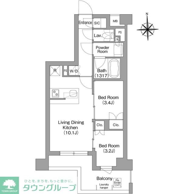 コンフォリア・リヴ大森西の物件間取画像