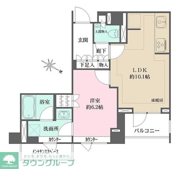 パークハウス中目黒の物件間取画像