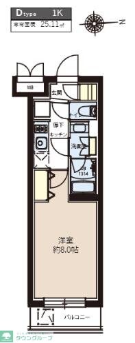 レクシード目白の物件間取画像