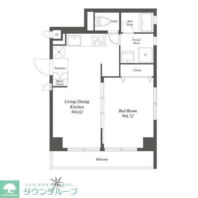 ミリアレジデンス池上の物件間取画像