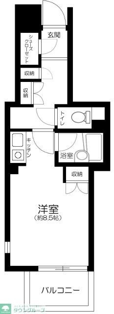 ルジェンテ白金台の物件間取画像