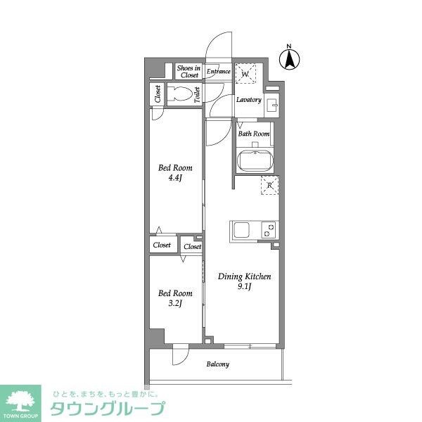 ザ・グラヴィティ新宿の物件間取画像