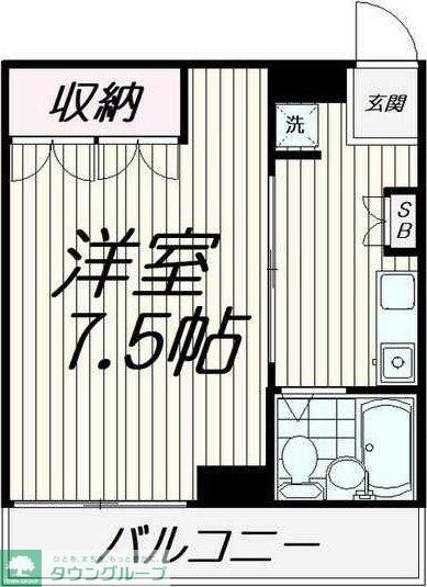 クレール浅野の物件間取画像