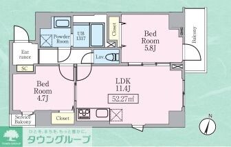 THE ROOMの物件間取画像