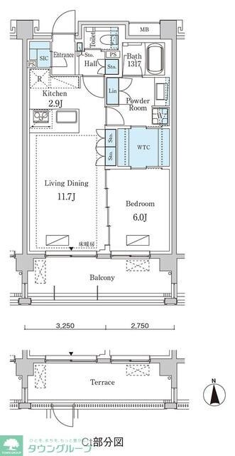 グランドゥールプレミアム代々木大山の物件間取画像