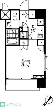 チェスターコート御茶ノ水の物件間取画像