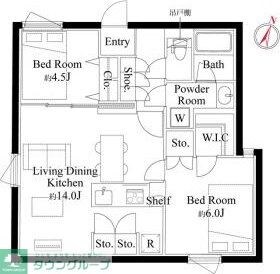EDIT文京護国寺の物件間取画像